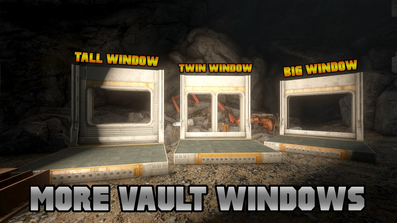 Skyrim Mods - [XB1] Al's Vault Workshop (BIG and TALL Vault Windows)